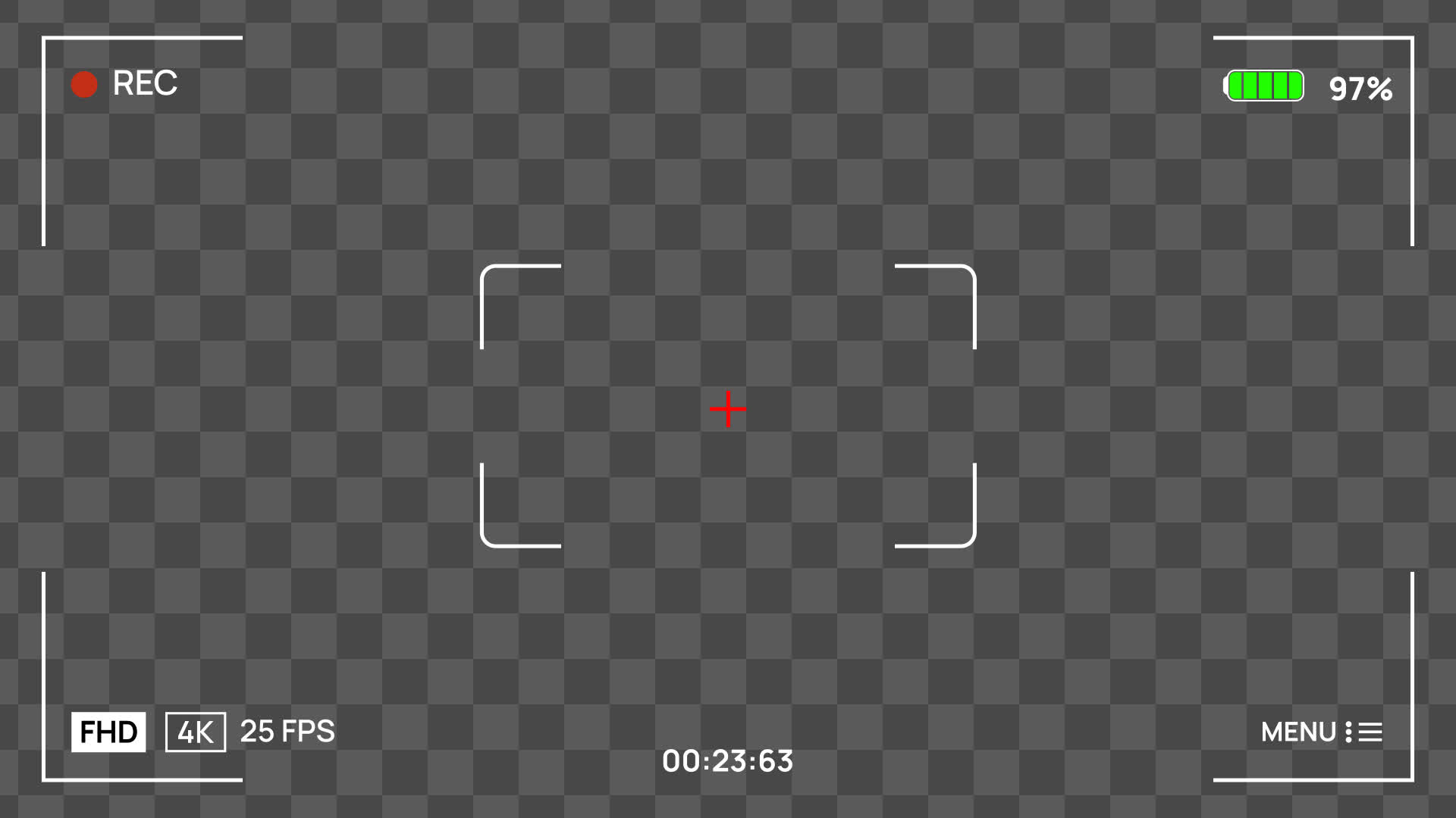 View DSLR Camera Recording Overlay