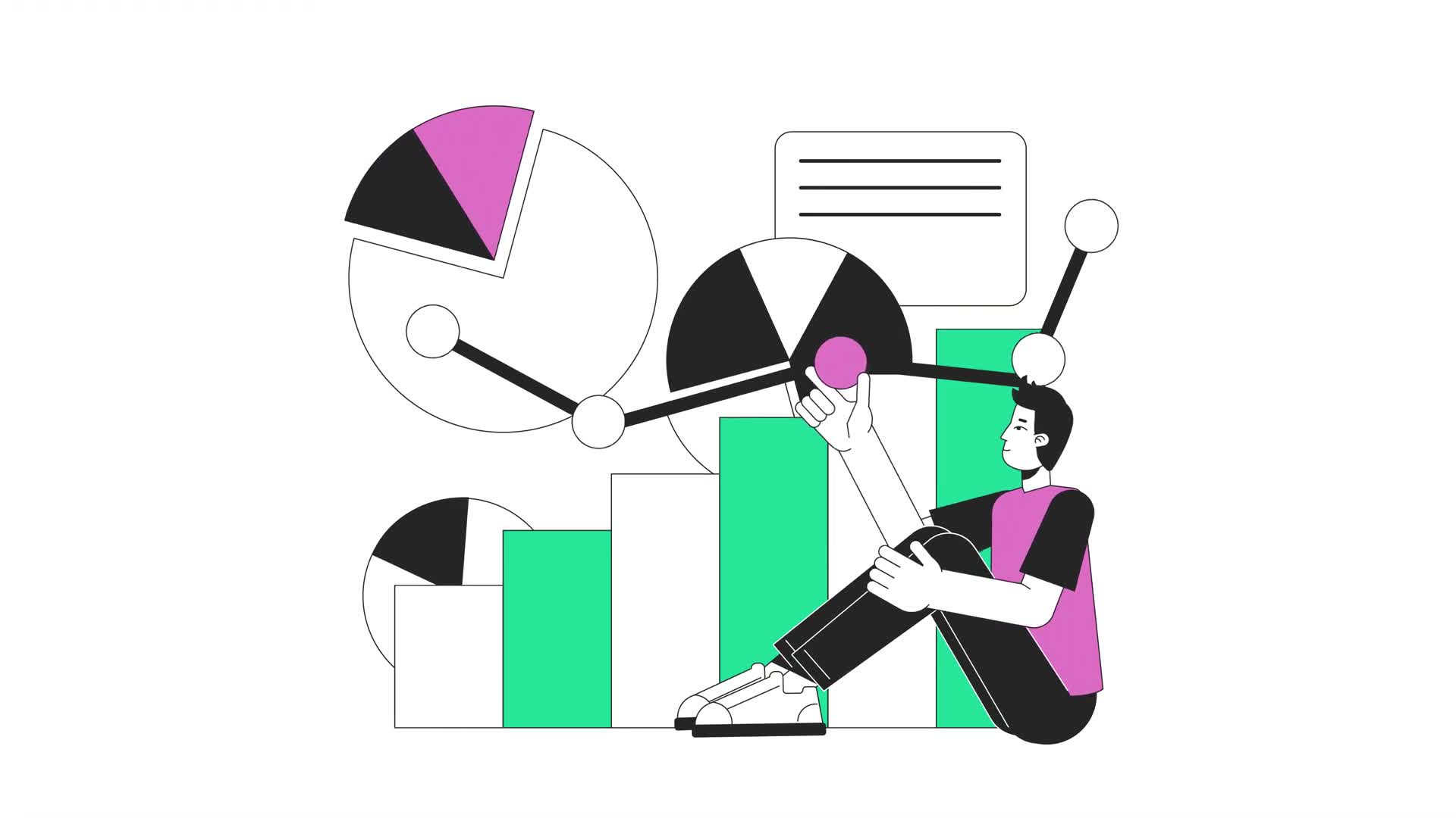 Data Analytics Line 2D Animation
