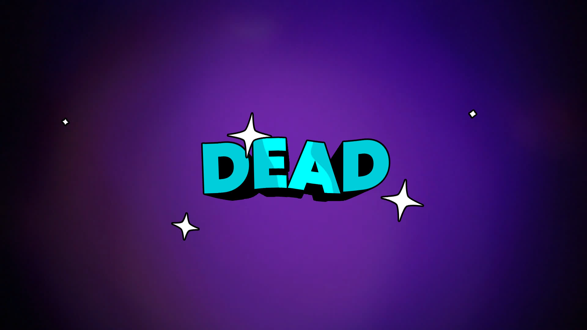 Dead - 3D Cartoon Text