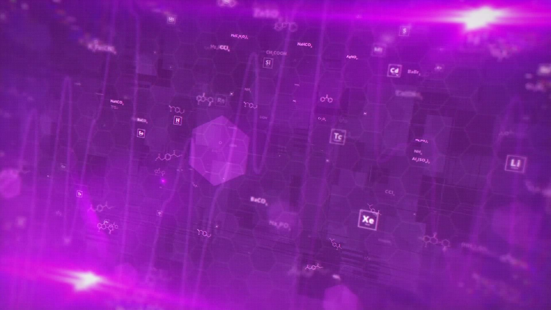 Digital Atom Space Background