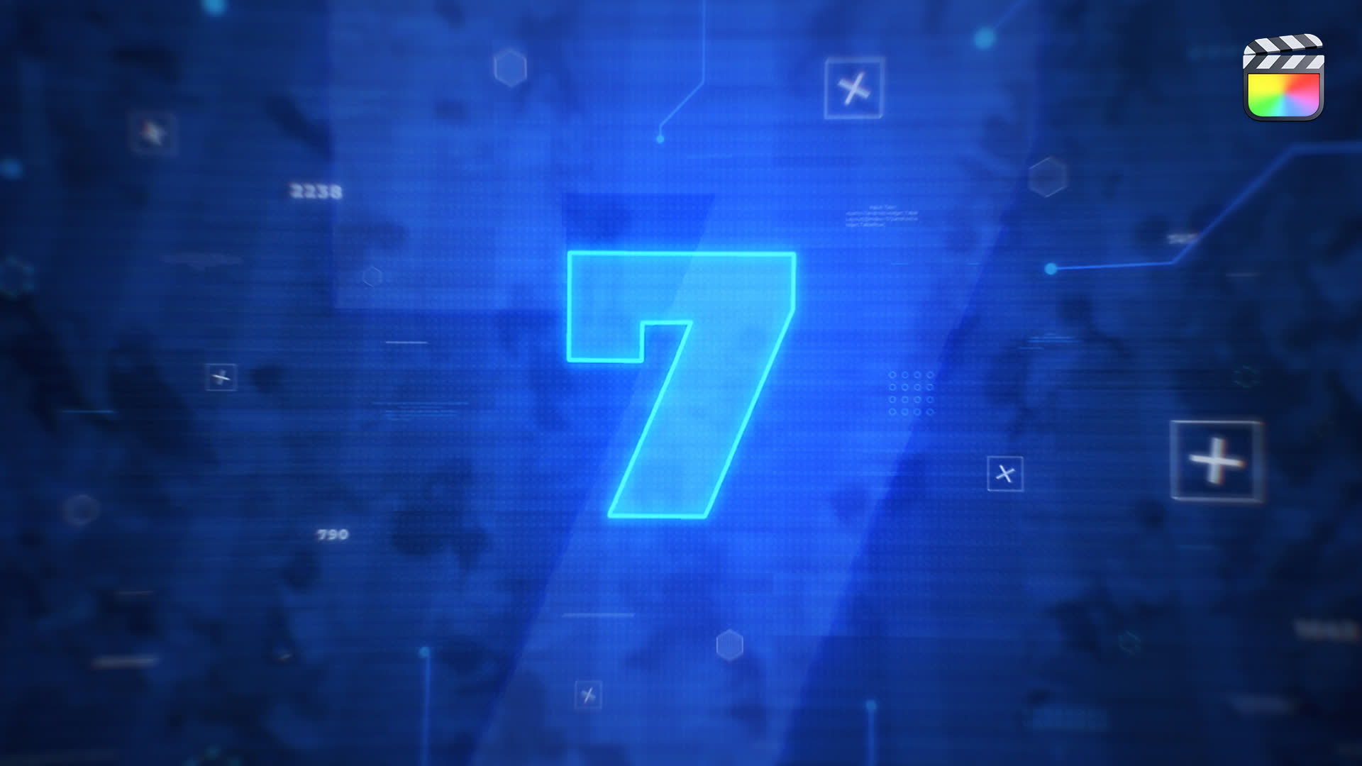 Digital Countdown Intro