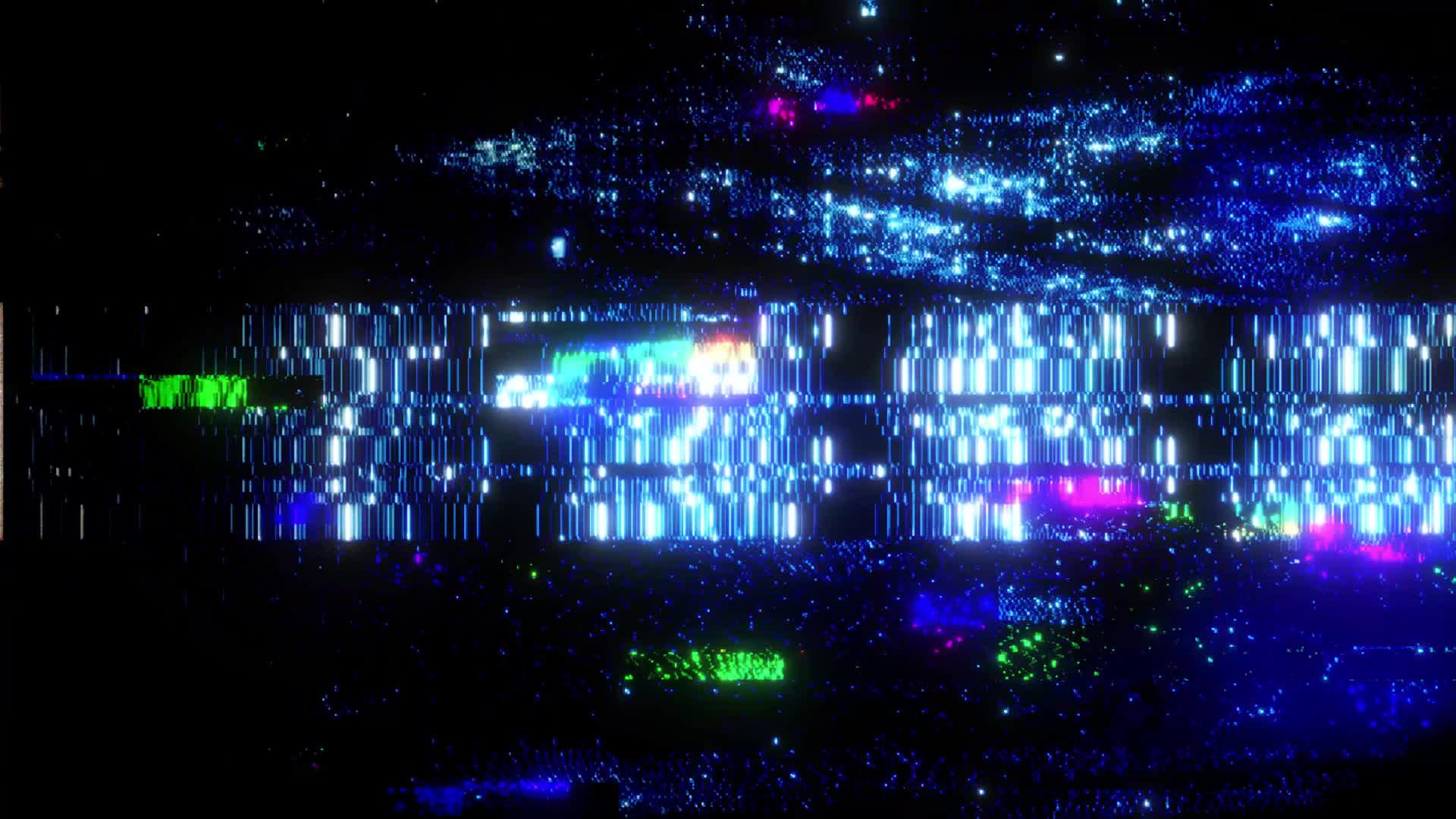 Digital Distorted Glitch Texture