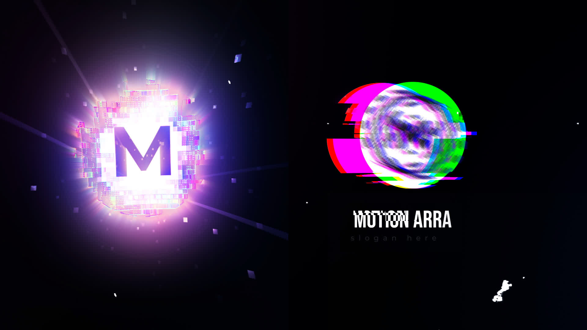 Digital Scan Logo Reveal