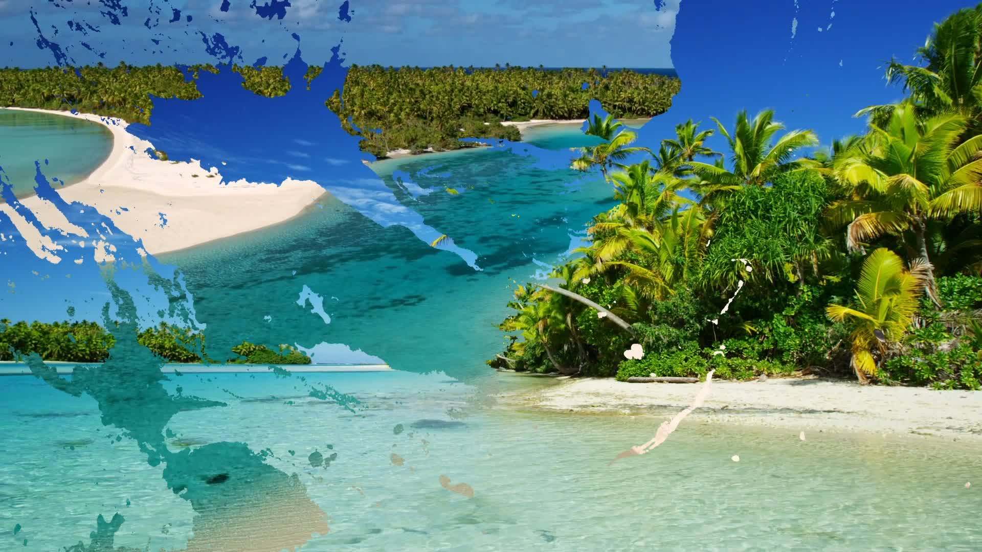 Dissolving Paper Luma Matte Transition