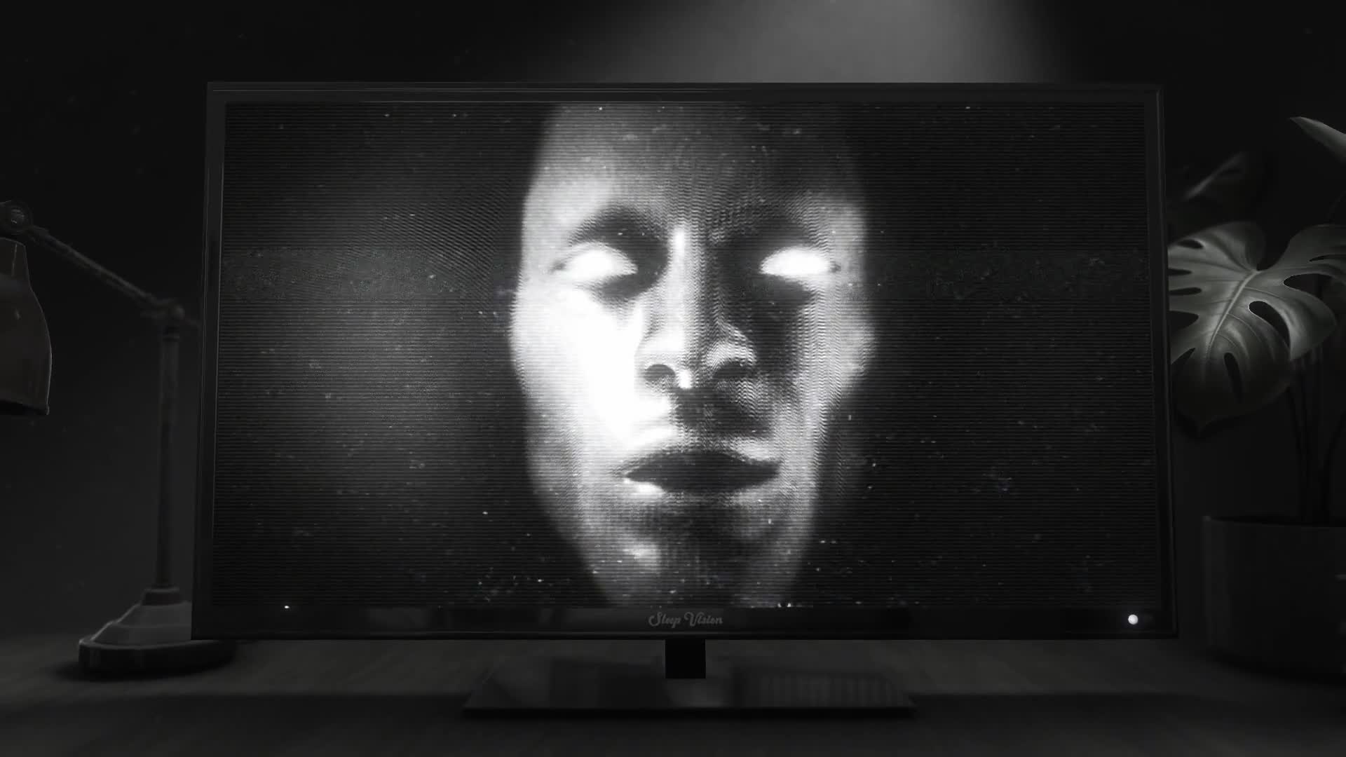 Distorted Face On TV