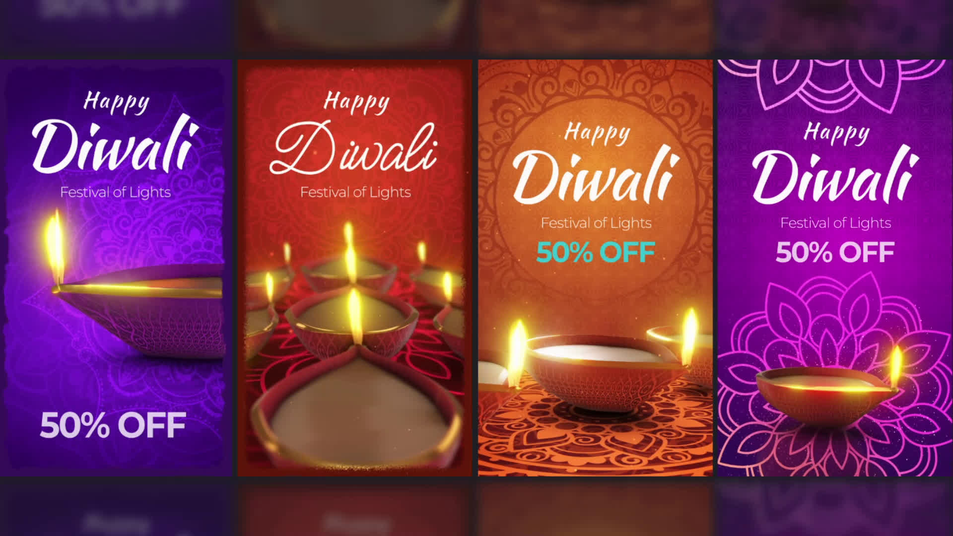 Diwali Festival Stories Pack
