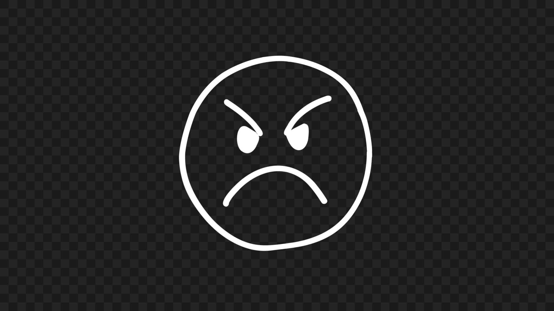Doodle Angry Emoji