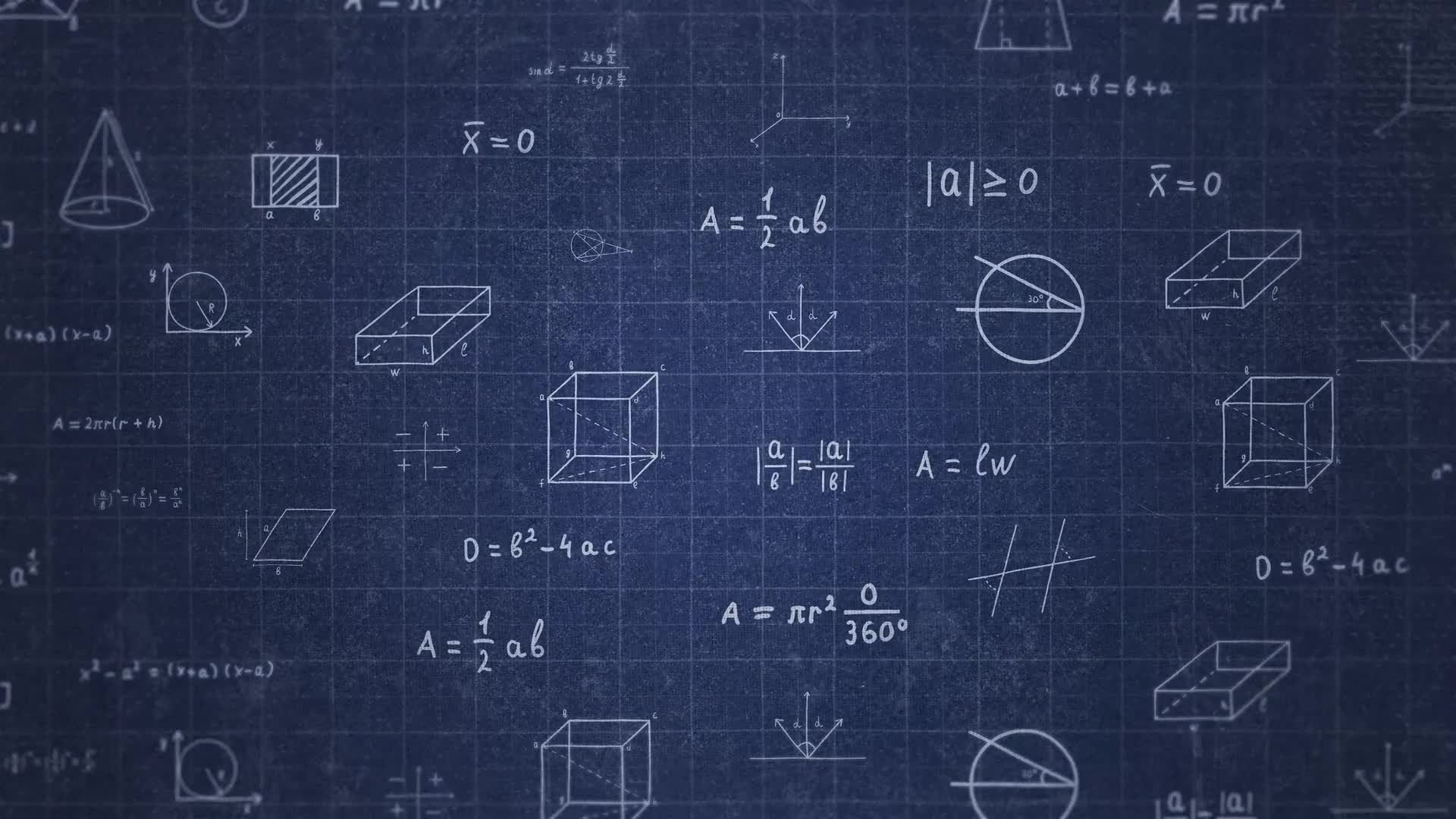 Doodle Math Symbols Background