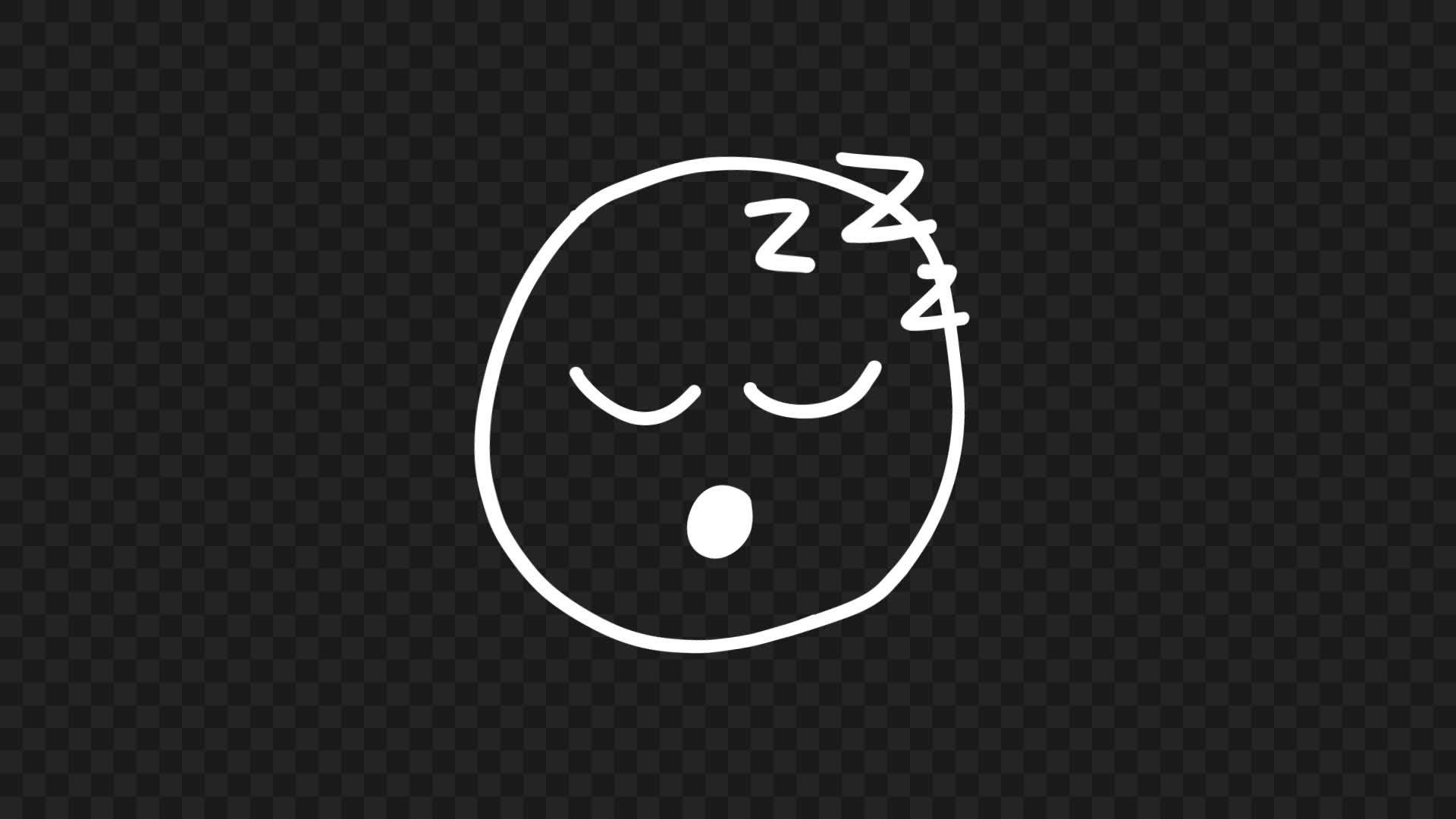 Doodle Sleepy Emoji