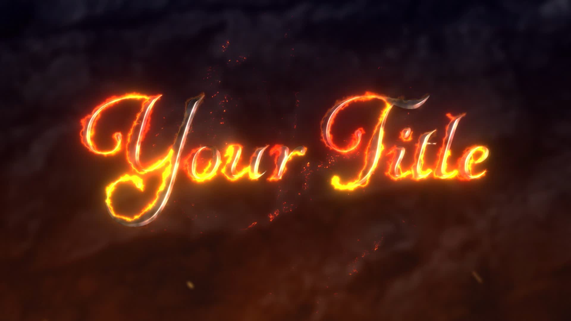 Dragon Fire Text Title
