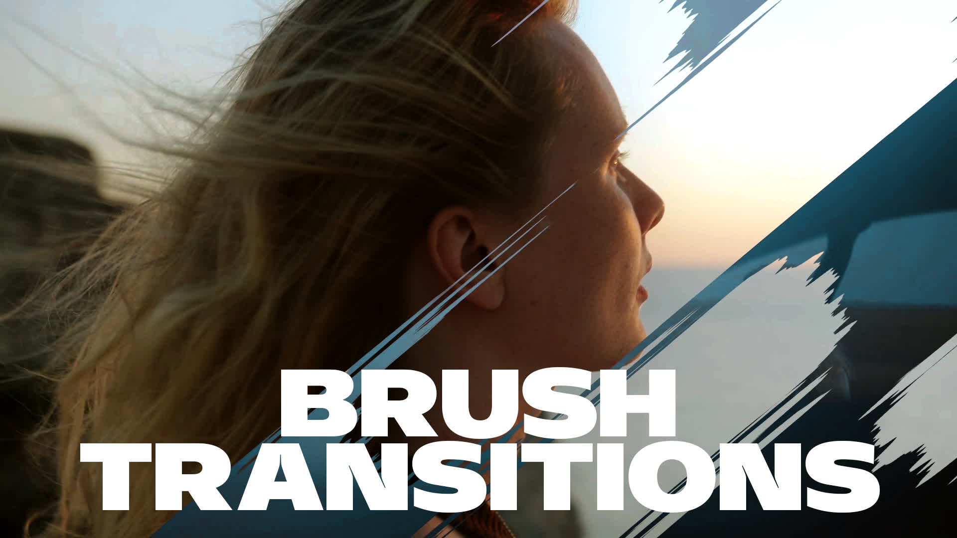 Drawn Brush Stroke Transition