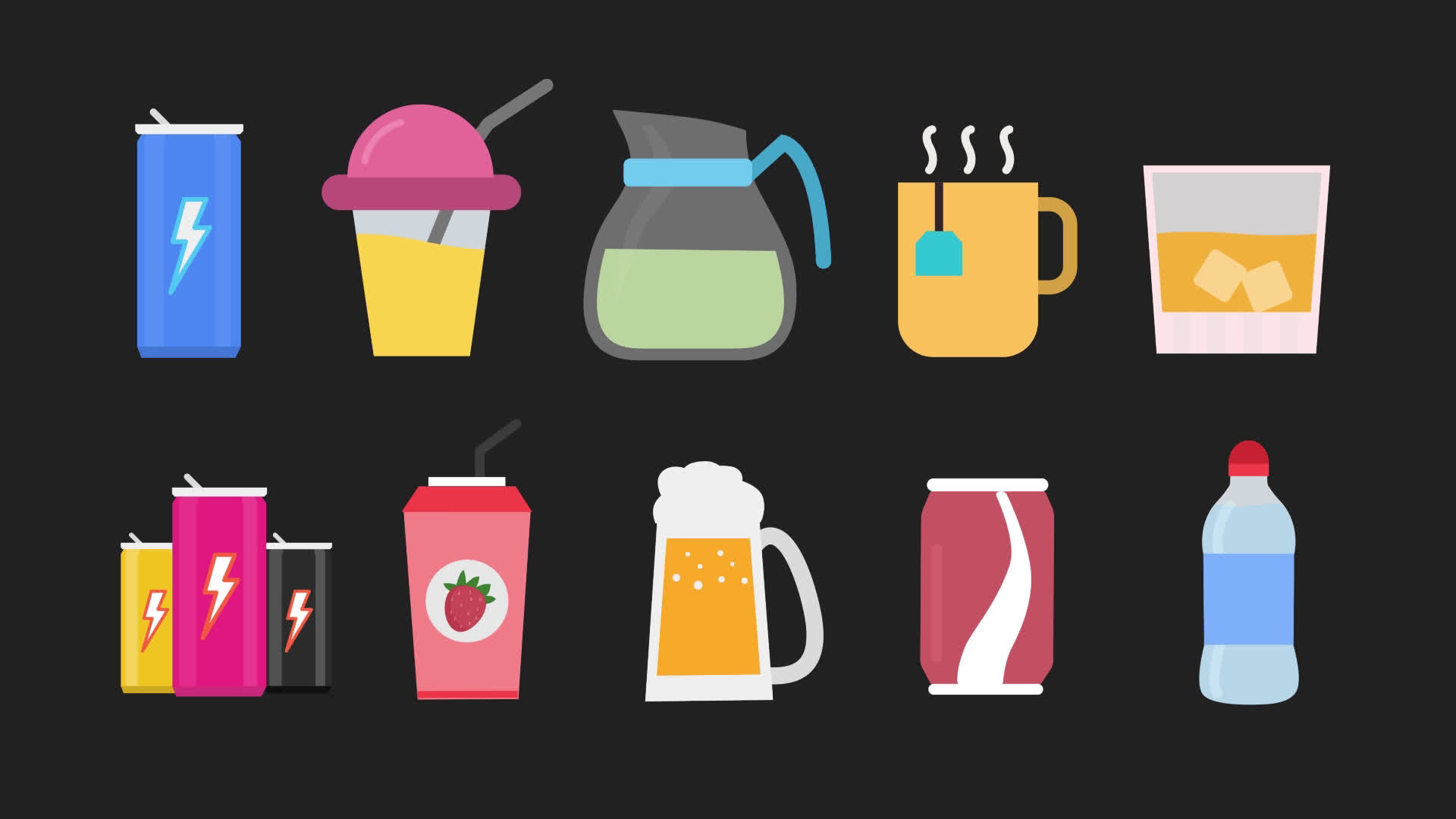 Drinks Icons Pack
