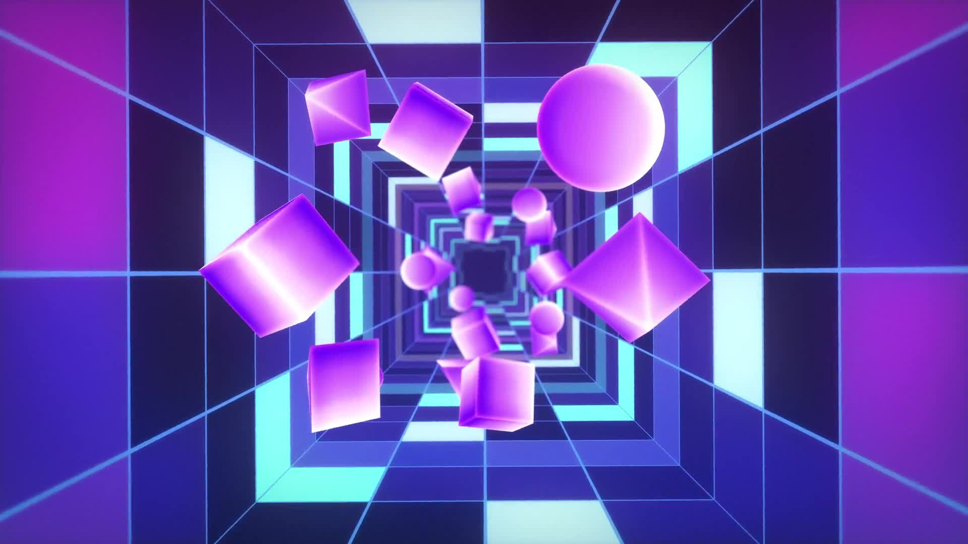Dynamic Color Tunnel Loop