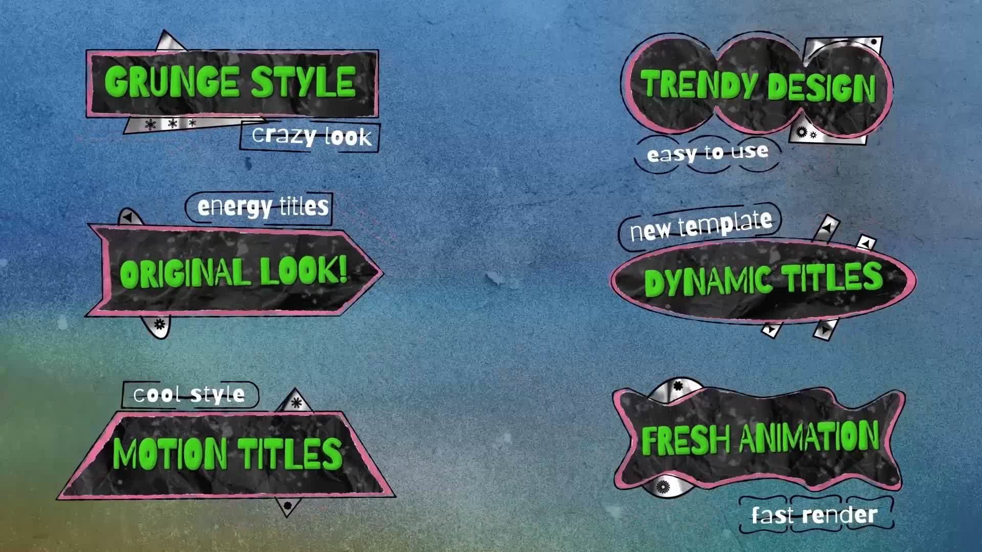 Dynamic Grunge Title