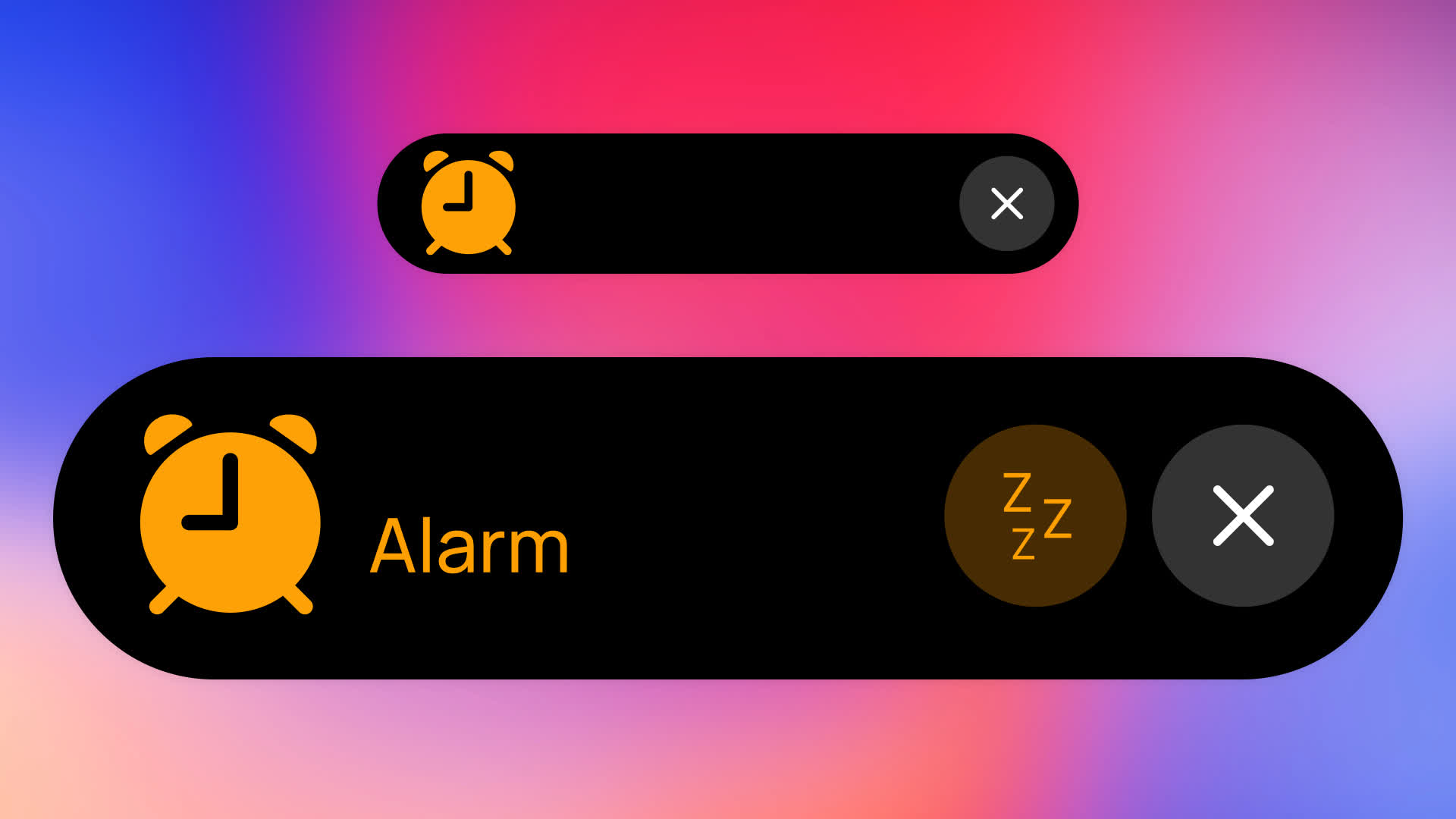 Dynamic Island Alarm Animation