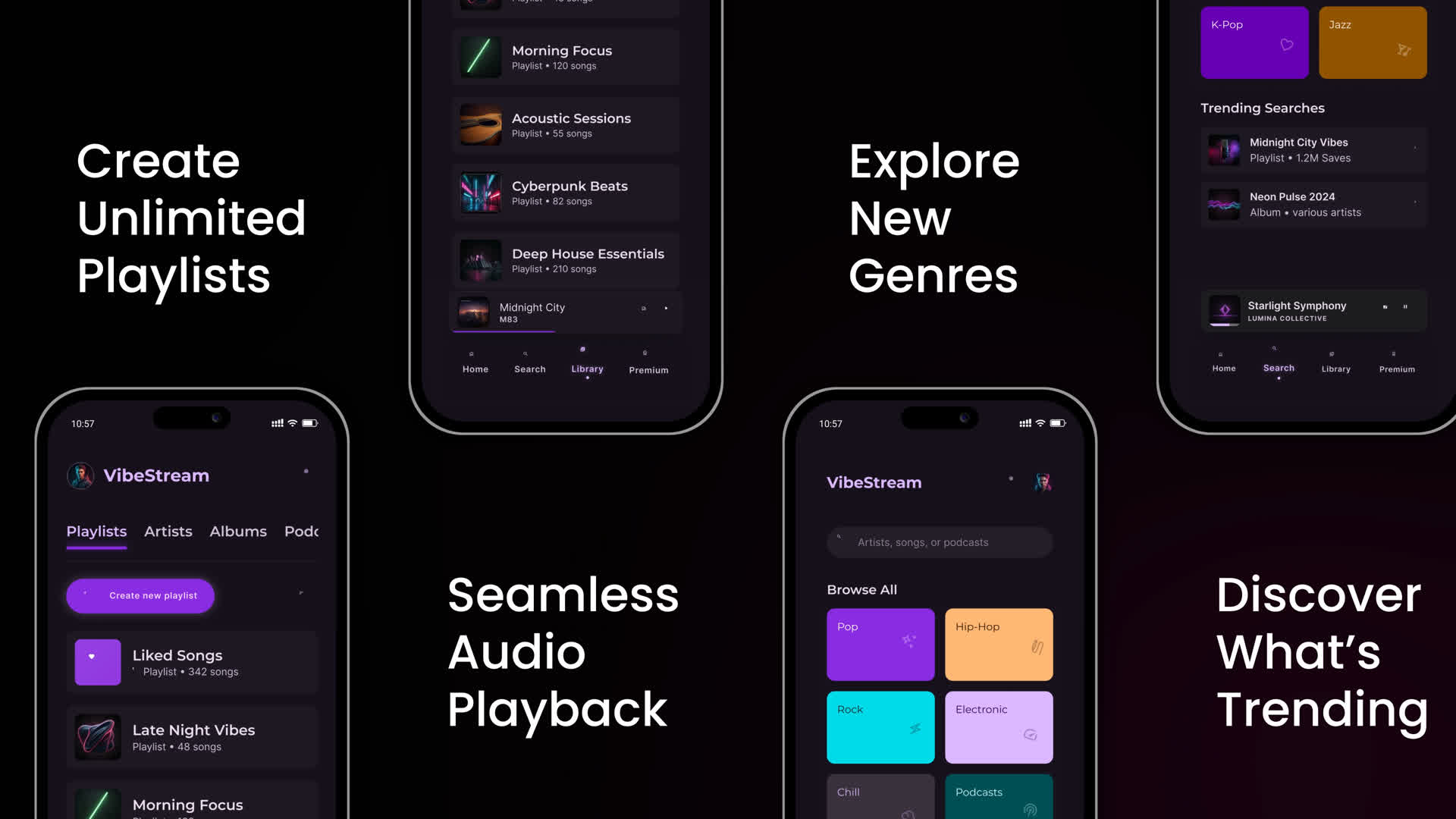 Dynamic Multi Screen Scrolling App Showcase