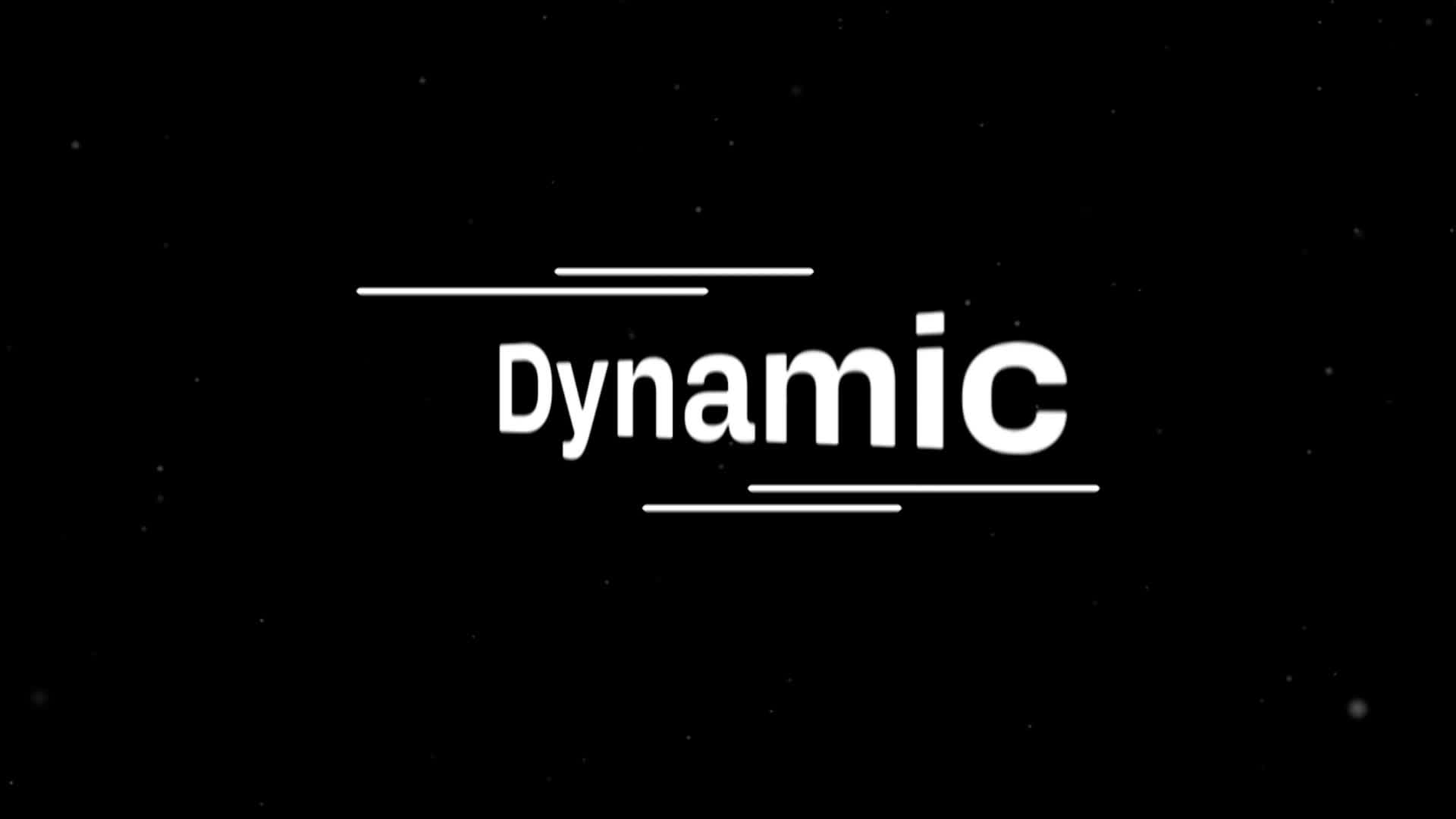 Dynamic Typography Opener
