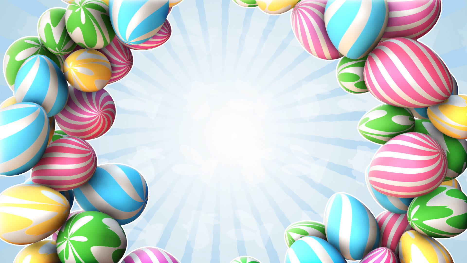 Easter Eggs Background