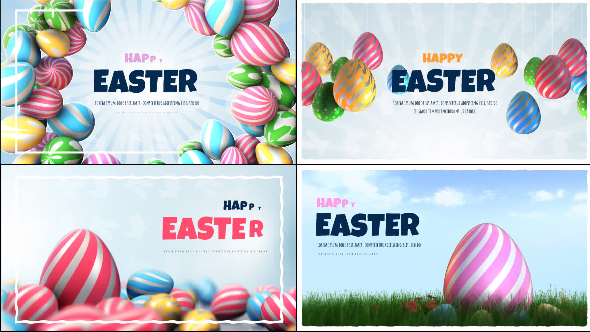 Easter Greetings Pack
