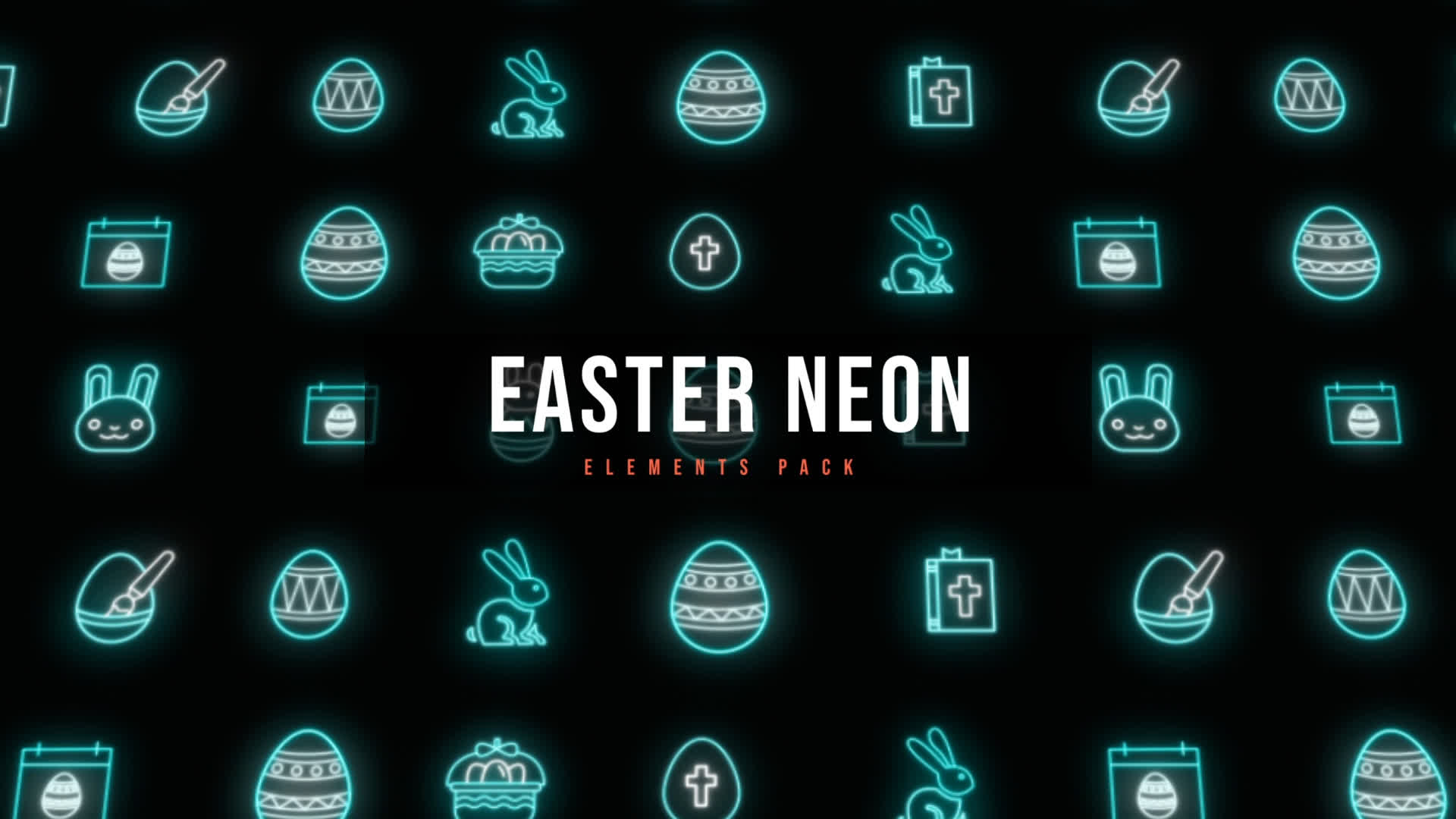 Easter Neon Icons