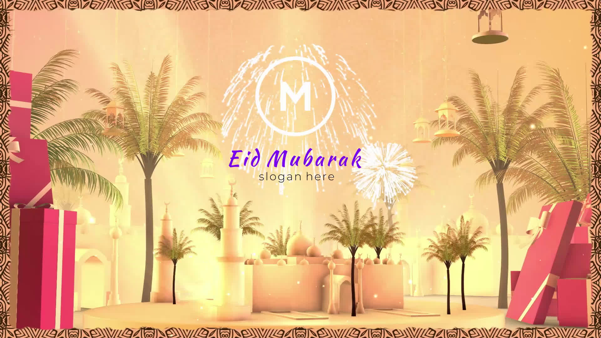 Eid Greeting Logo Reveal