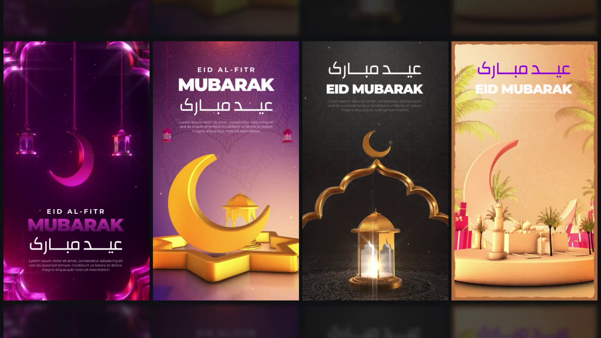 Eid Greeting Stories Pack