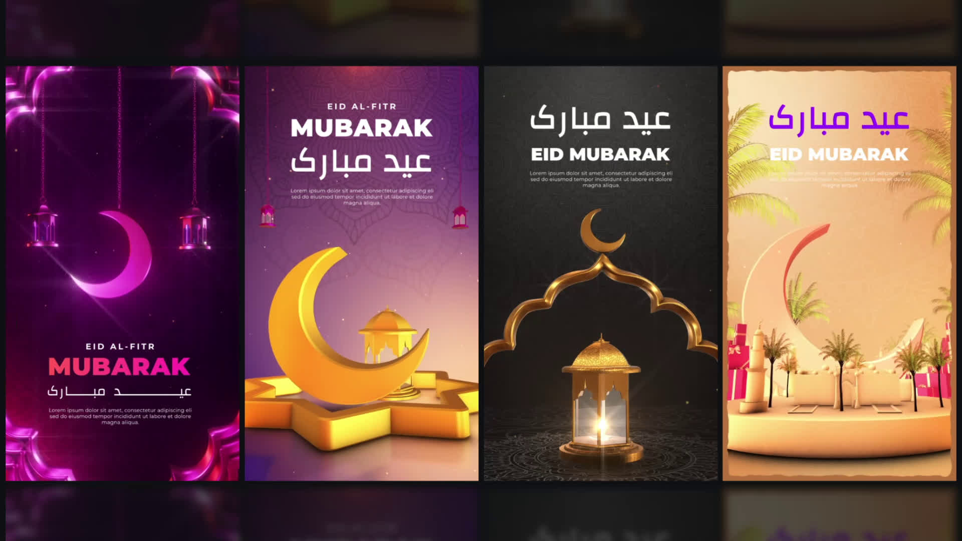 Eid Greeting Stories Pack