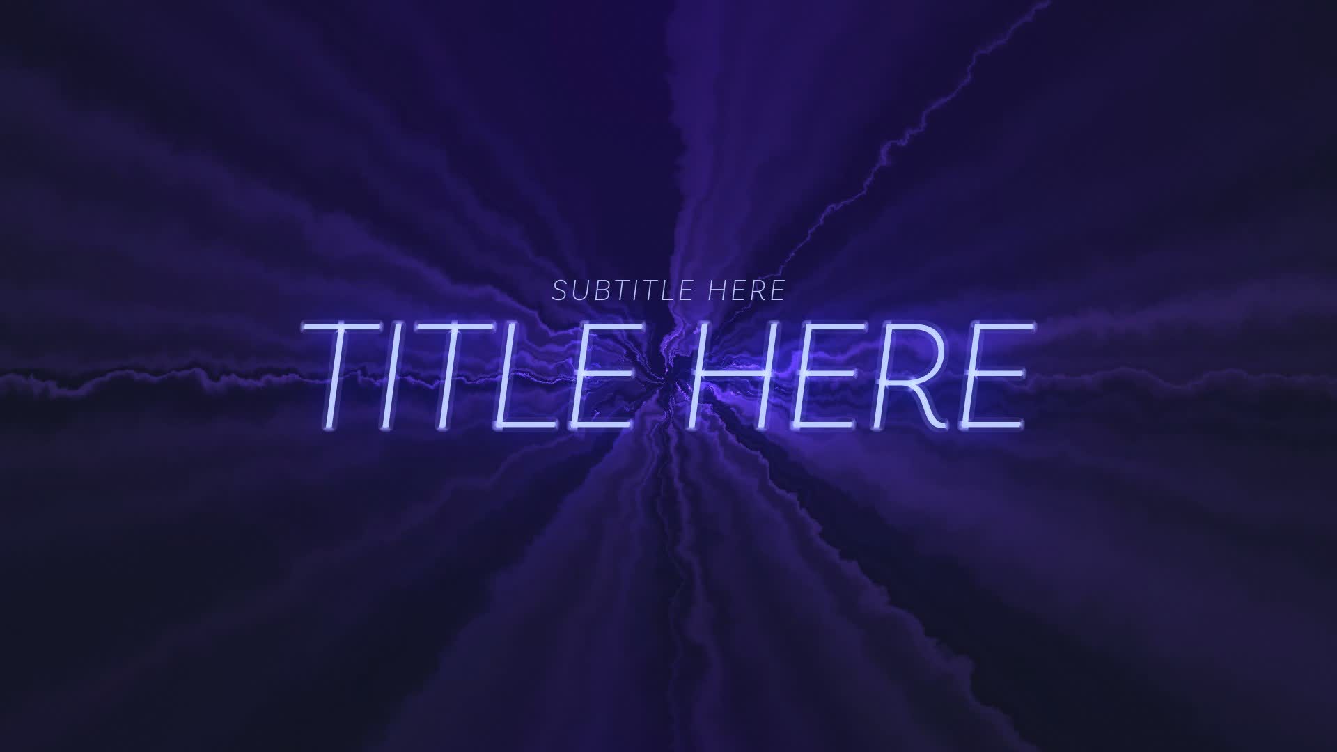 Electric Neon Power Title