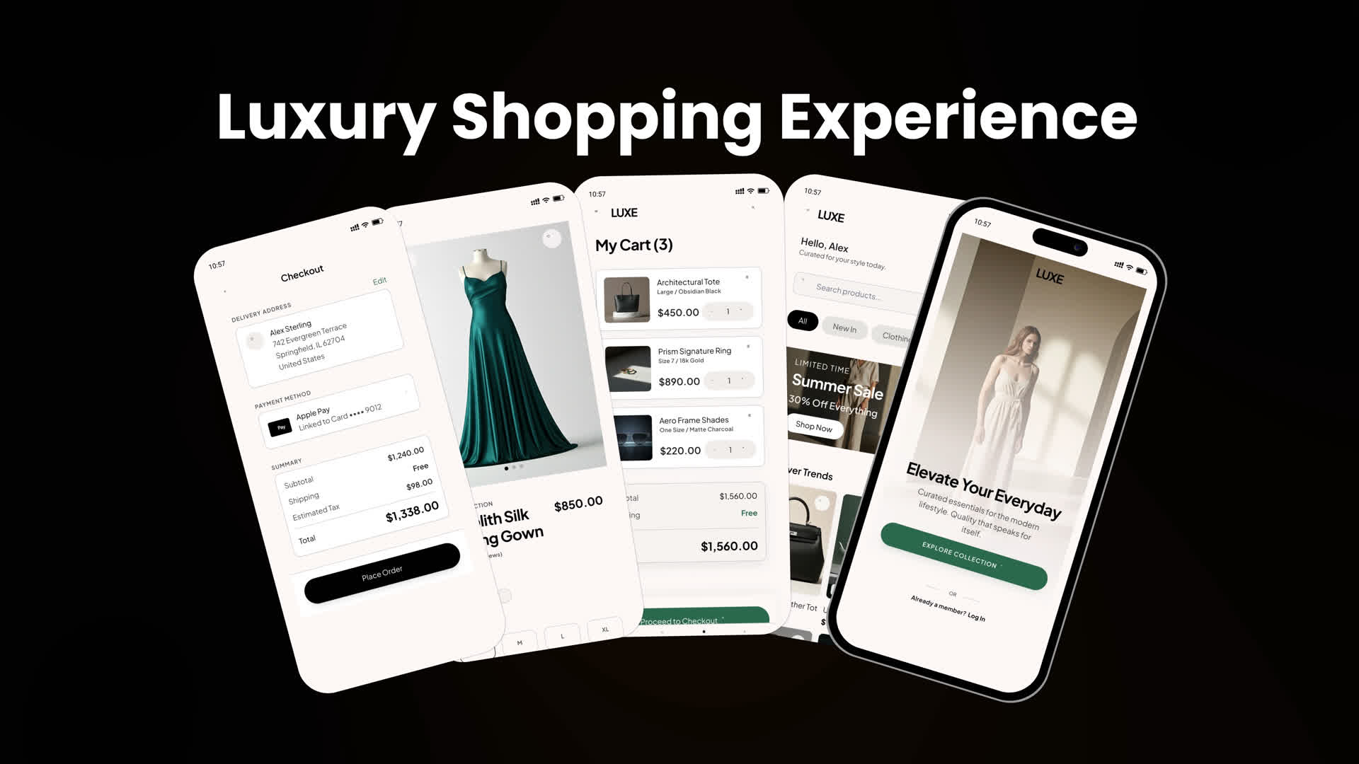 Elegant Rotating Smartphone Mockup Presentation