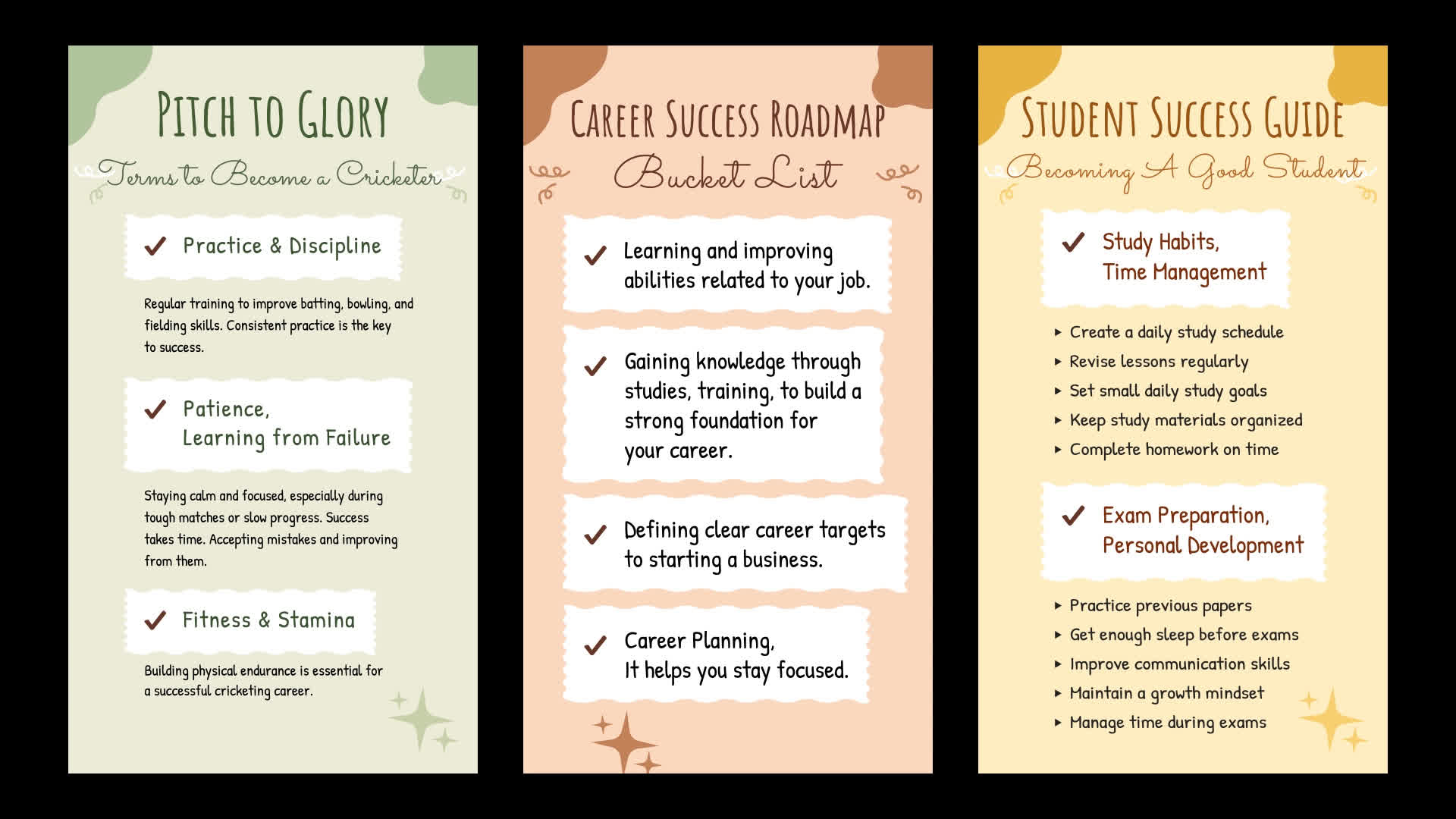 Elegant Vintage Pastel Infographic List Video Pack