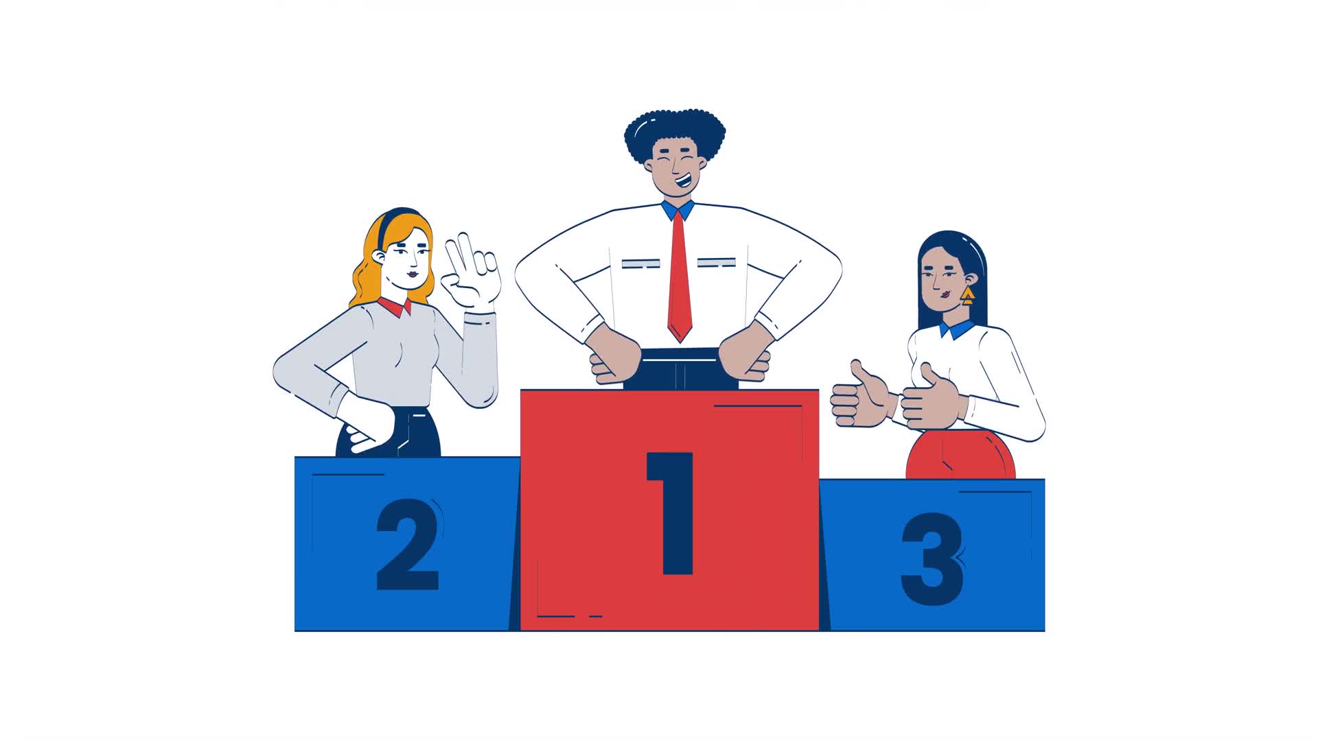 Employees Recognition Doodle Animation