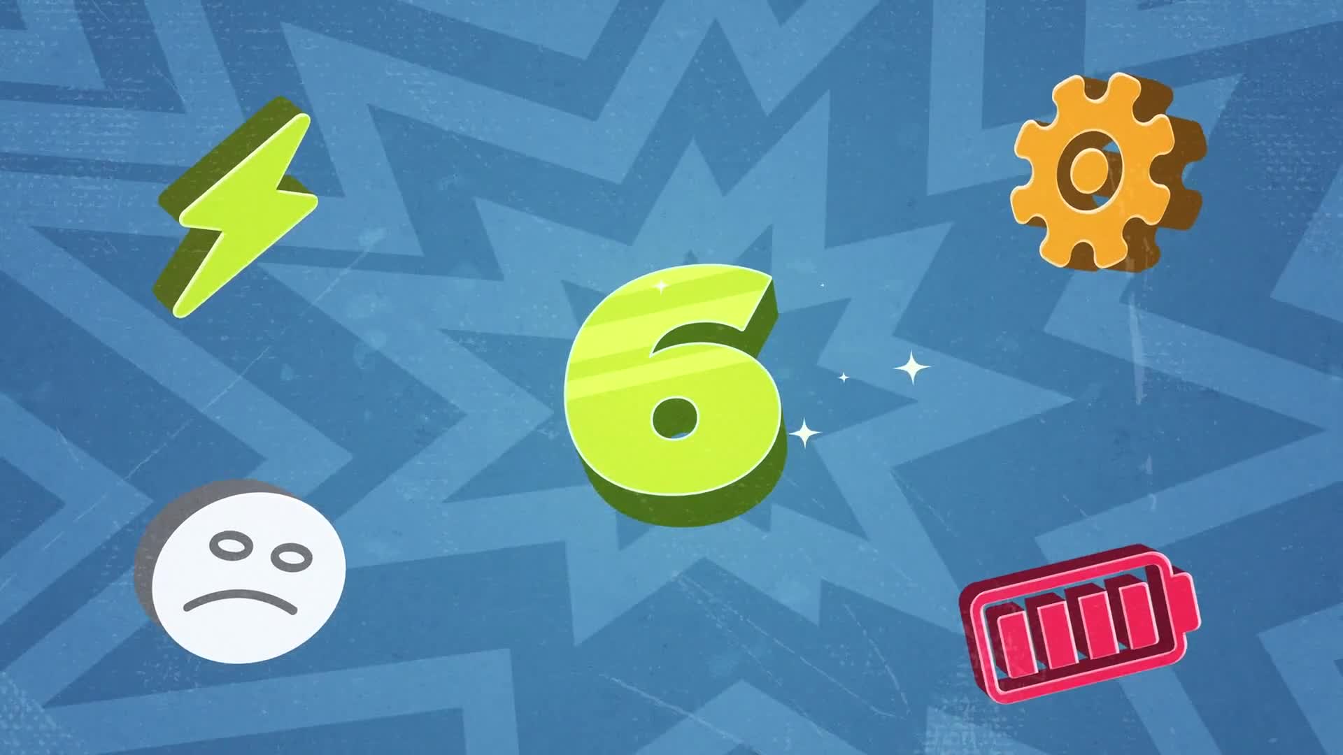 Energetic Countdown Frame
