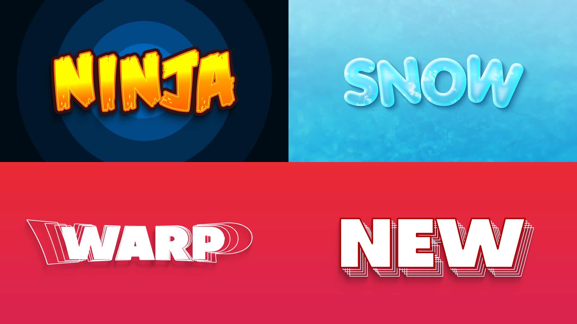 Energetic Text Effect Pack