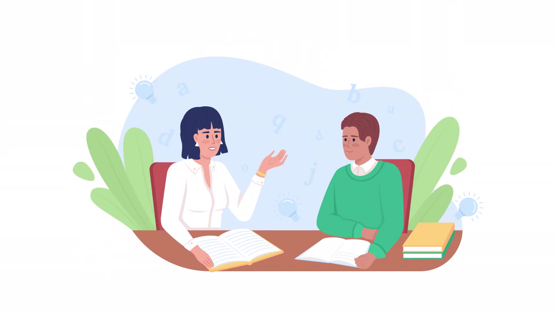 English Class Concept