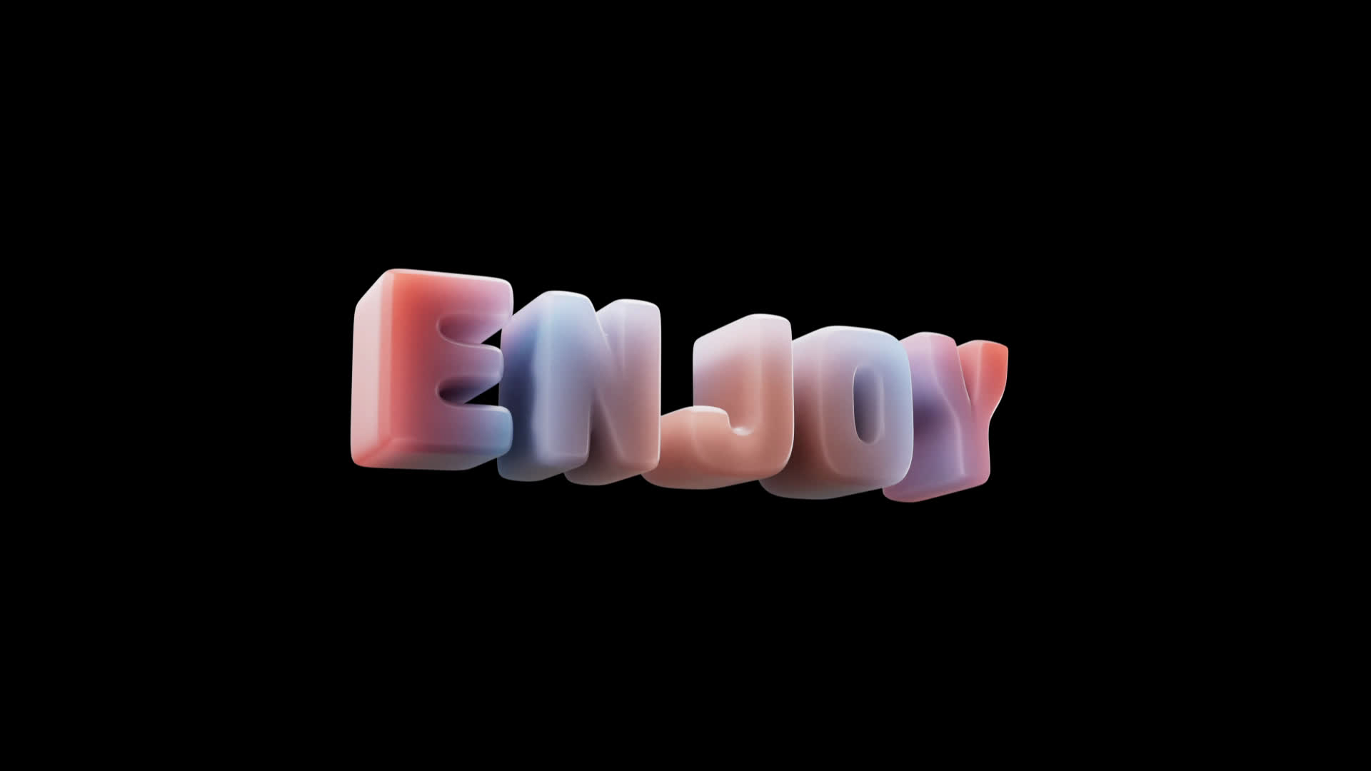Enjoy Gradient Title on Alpha