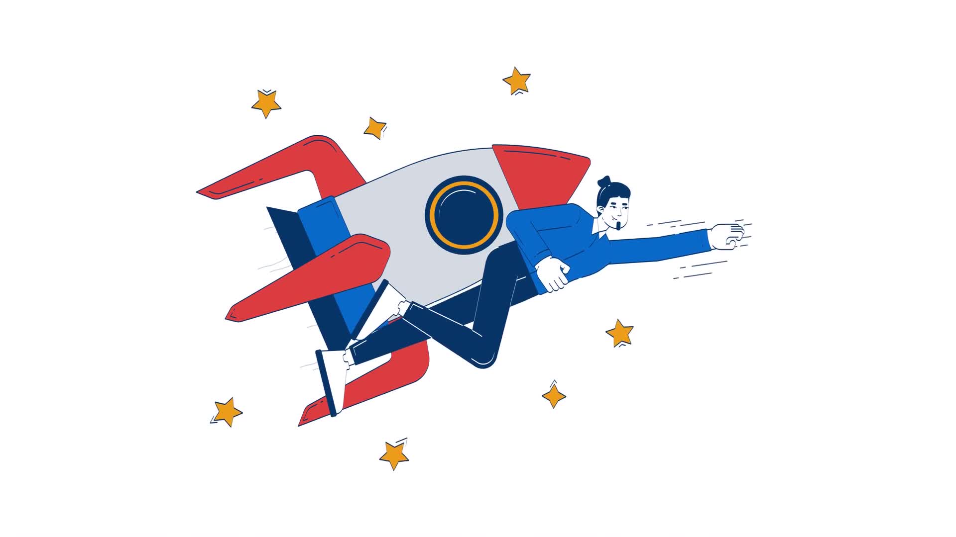 Entrepreneur Startup Doodle Animation