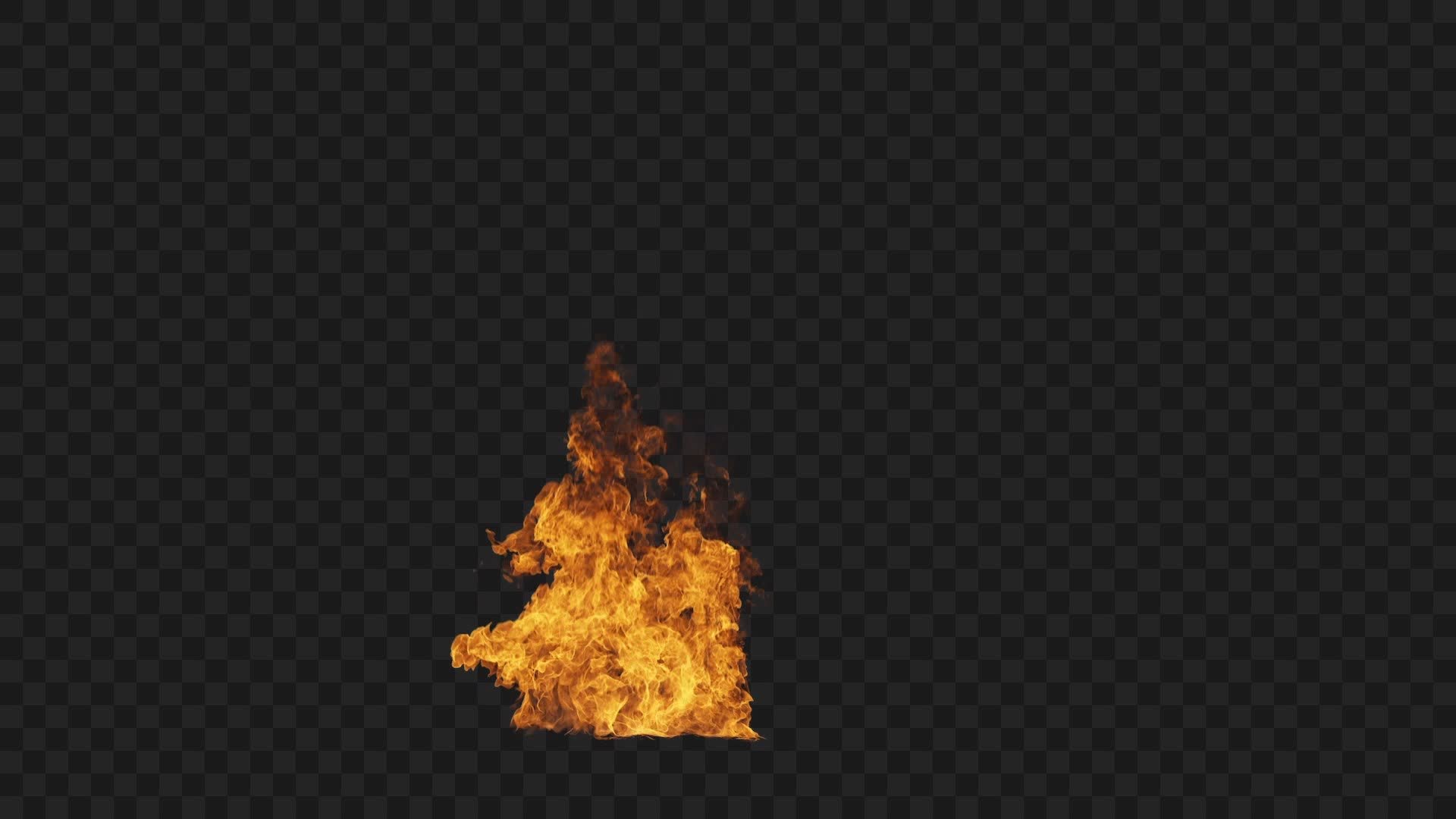 Epic Ground Fire Blaze VFX on Alpha