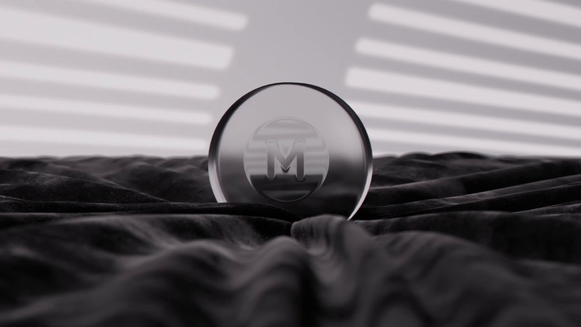 Ethereal Glass Logo Reveal