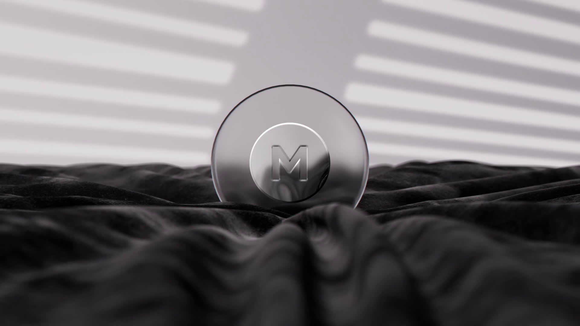 Ethereal Glass Logo Reveal