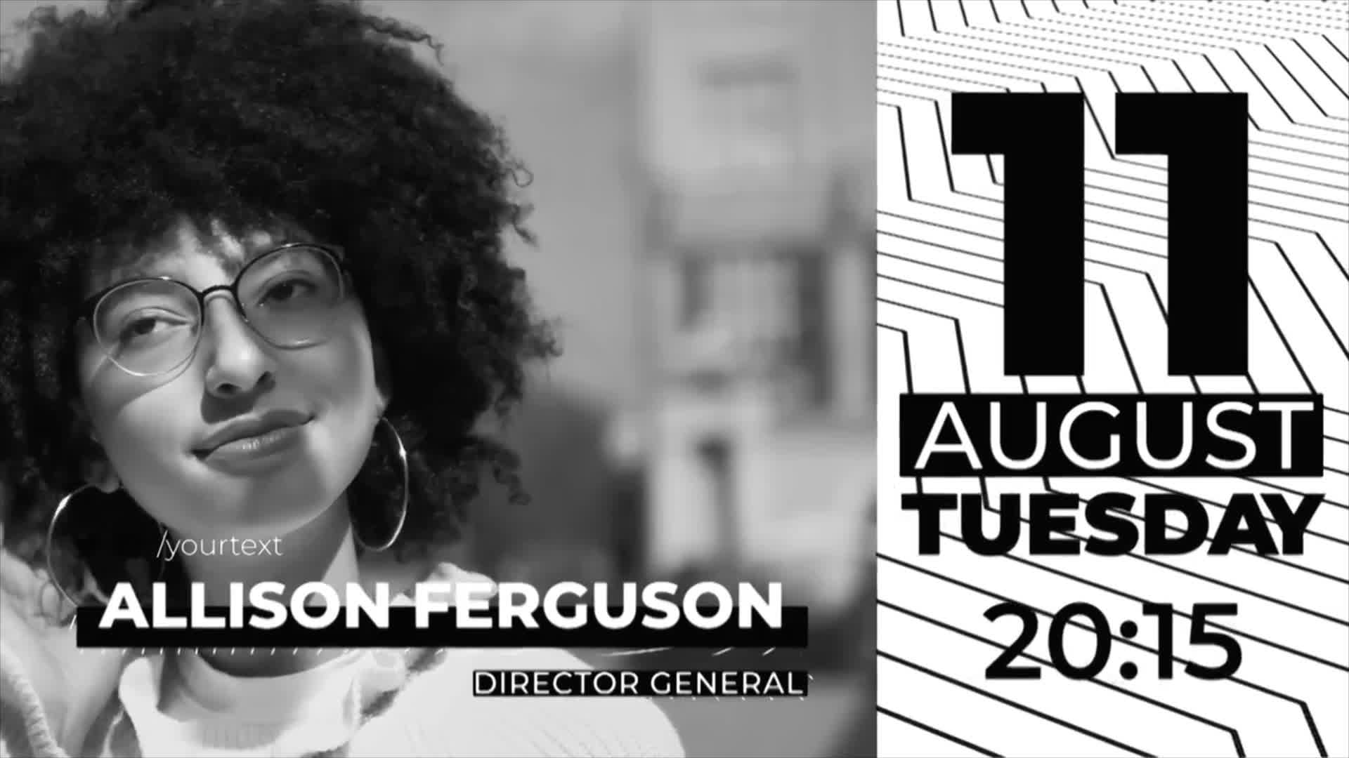 Event Promo (Black And White)