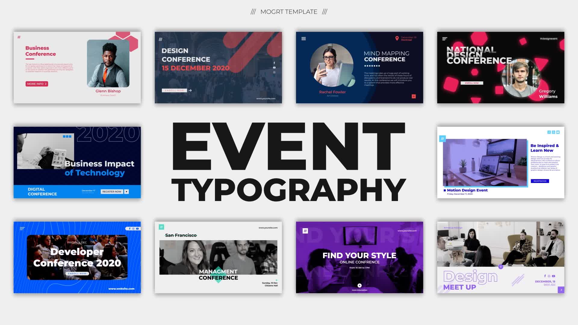 Event Typography