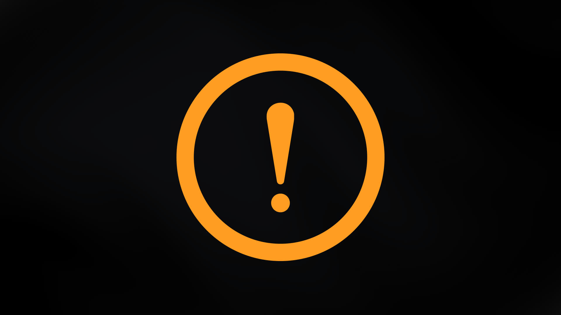 Exclamation Mark Animation With Circular Stroke
