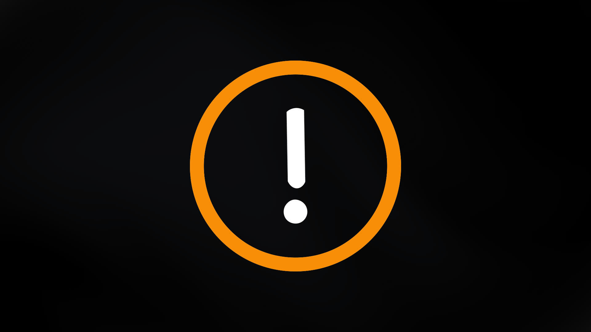 Exclamation Mark Animation With Rounded Stroke