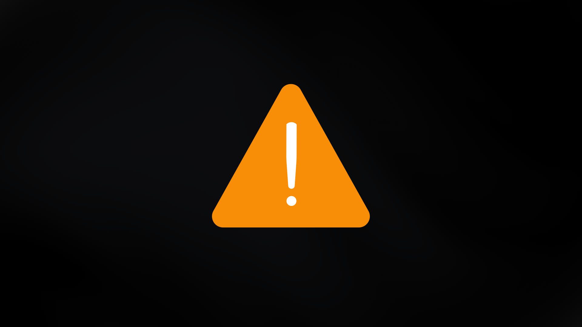 Exclamation Mark With Triangle And Burst Animation