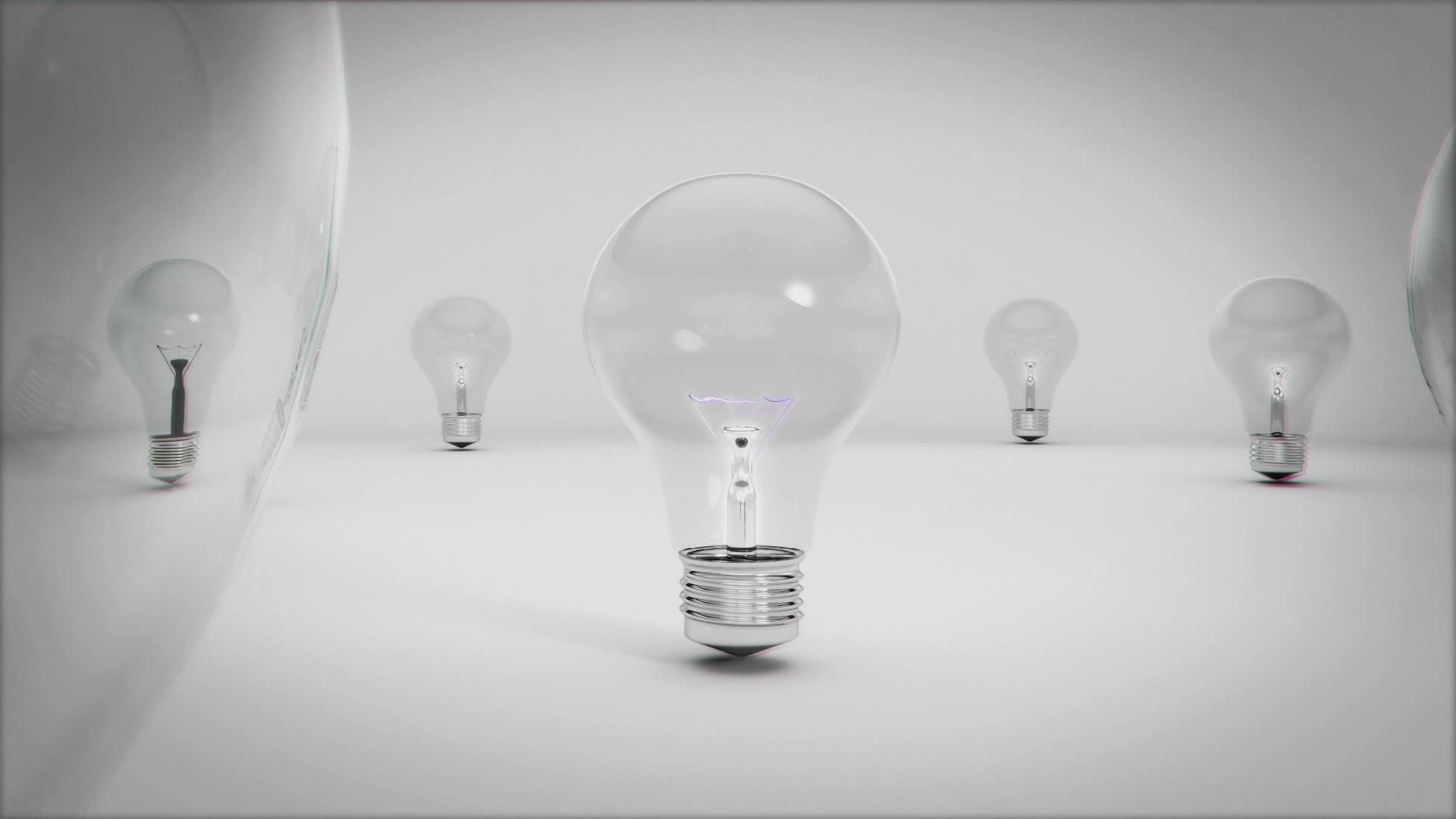 Exploding Light Bulb Logo Reveals