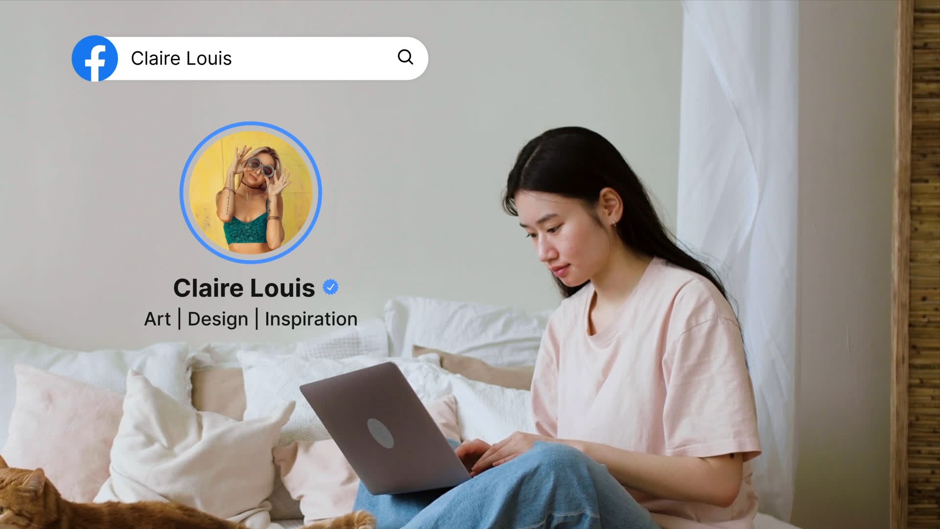 Facebook Bar With Search And Reveal Animation