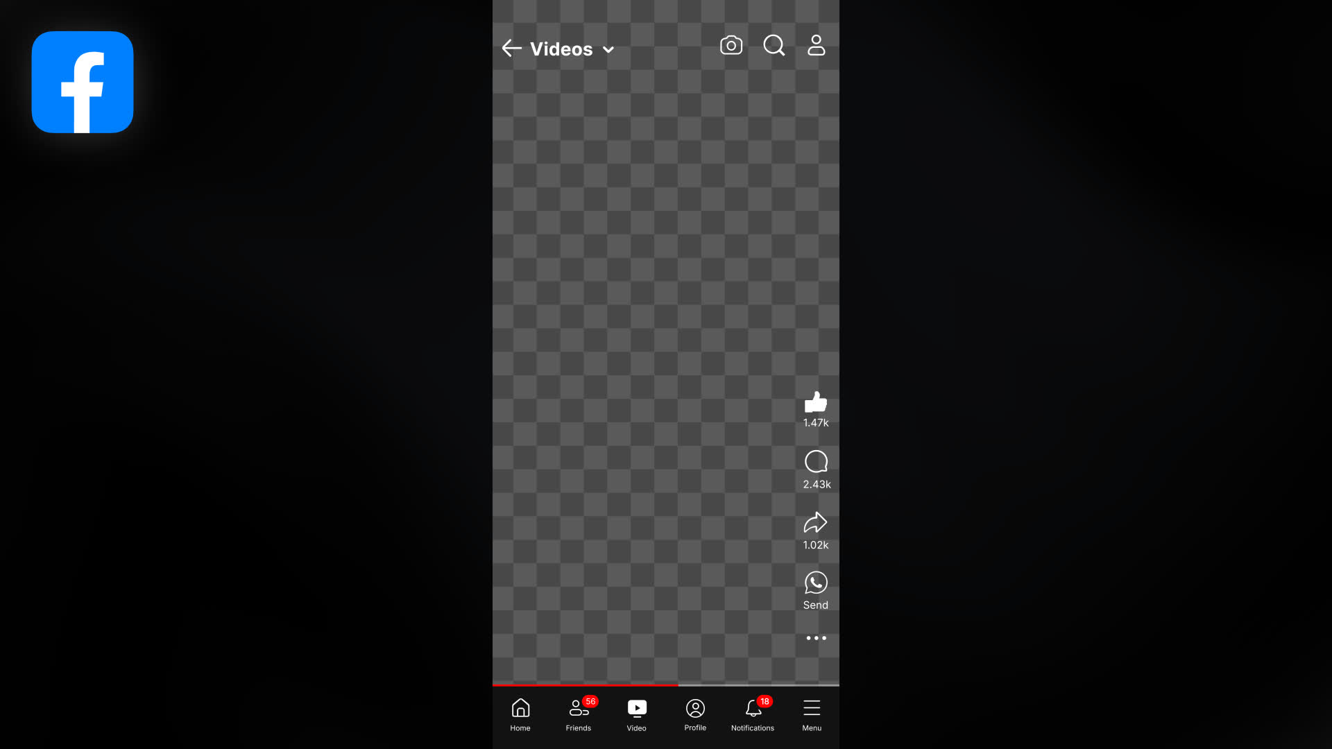 Facebook Reels Feed Overlay