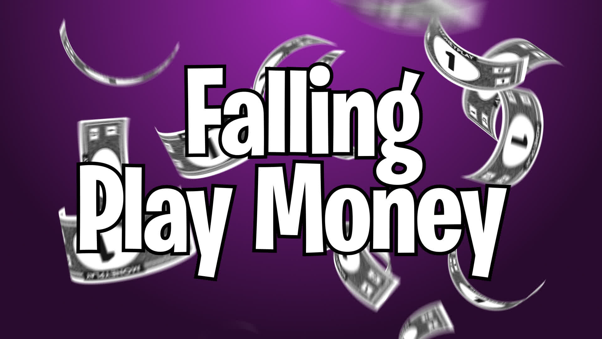 Falling Play Money