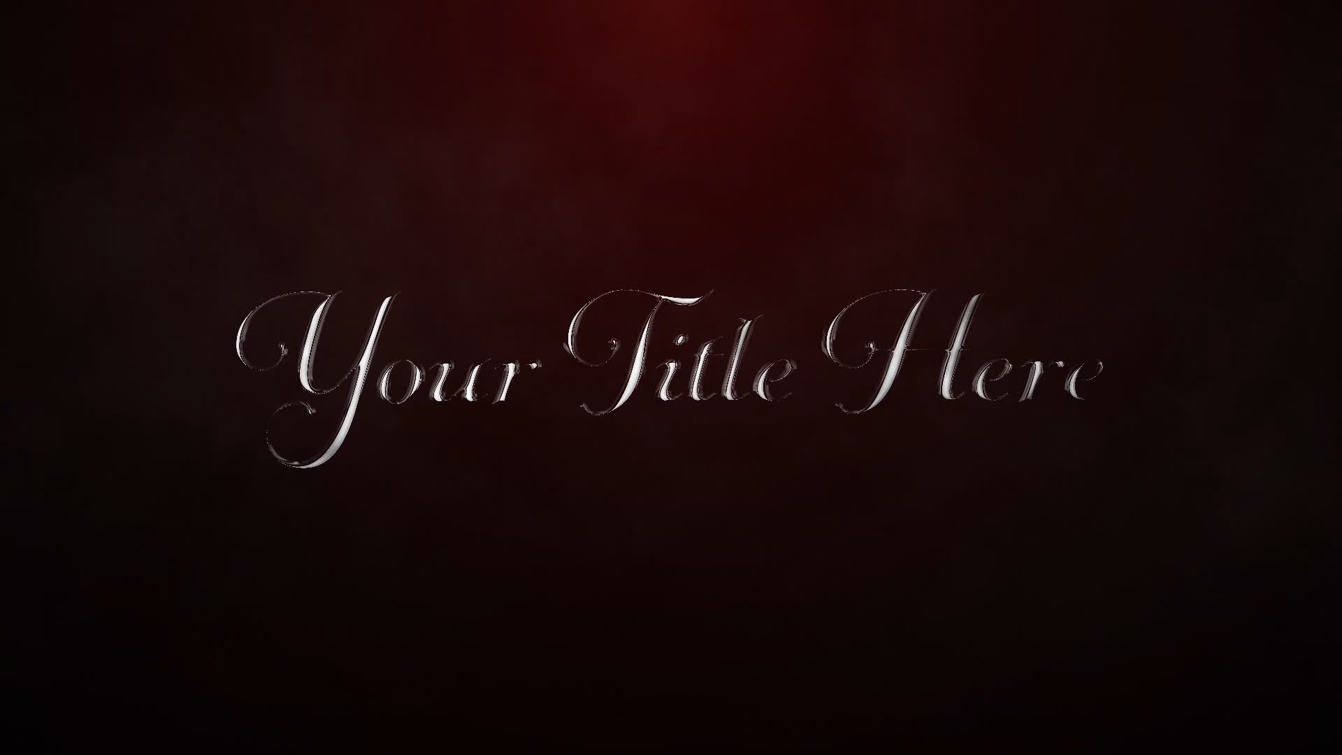 Fantasy Silver Text Title