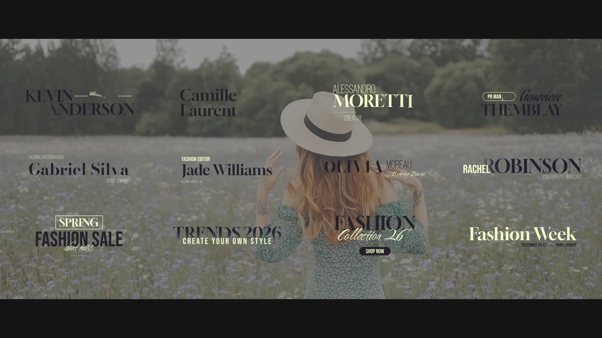 Fashion Lower Thirds
